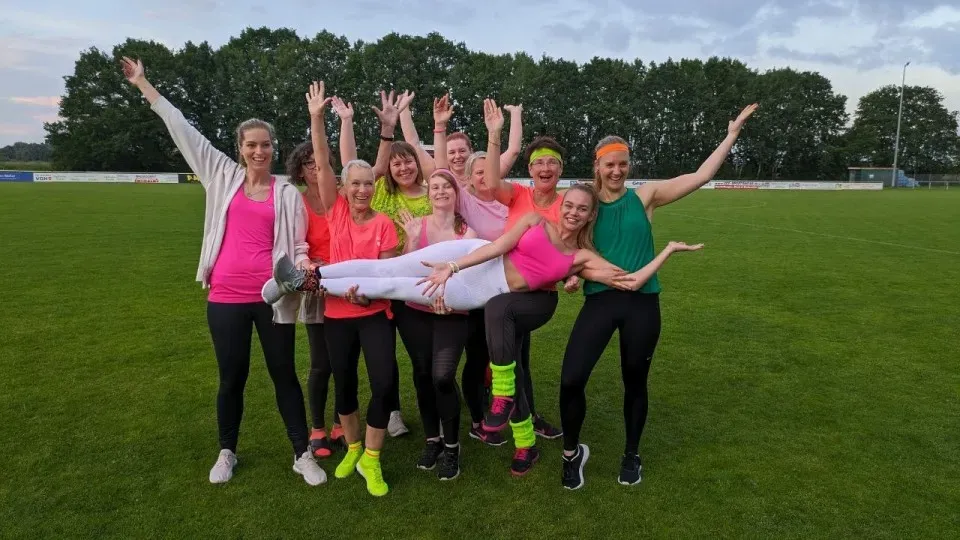 Zumba-Gruppe bei der JHV